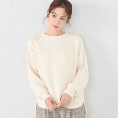 ＜COMME CA ISM (Women)＞裏毛　プルオーバー（１２６８ＣＧ１４）