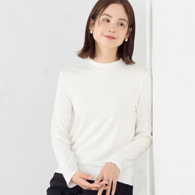 ＜COMME CA ISM (Women)＞リブ　ハイネックロンＴ（１２６８ＣＧ１６）