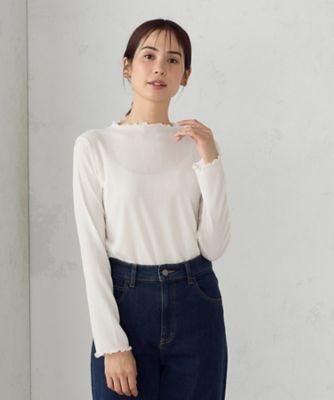 ＜COMME CA ISM (Women)＞ボトルネックカットソー（１２６８ＣＫ０２）