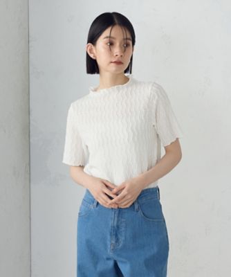 ＜COMME CA ISM (Women)＞ボトルネックカットソー（１２６８ＣＫ０３）