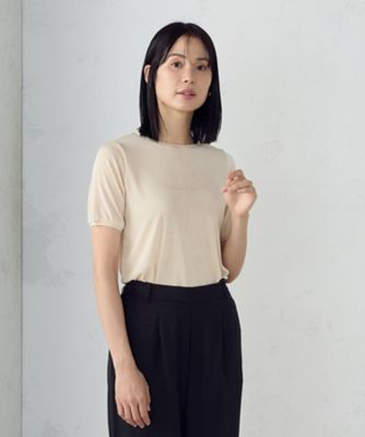 COMME CA ISM (Women)/コムサ　イズム シャイニー Tシャツ(1268CK06)