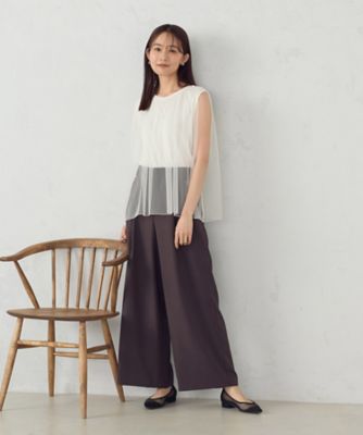 チュール ノースリーブカットソー（1268CK22） | COMME CA ISM