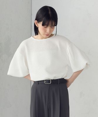 ＜COMME CA ISM (Women)＞バルーンスリーブ　カットソー（１２６８ＣＭ１６）