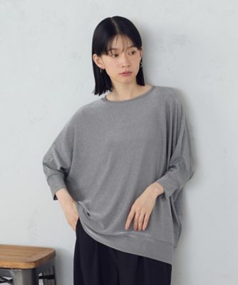 ＜COMME CA ISM (Women)＞ラメドルマン　コクーンシルエットカットソー（１２６８ＣＭ２０）