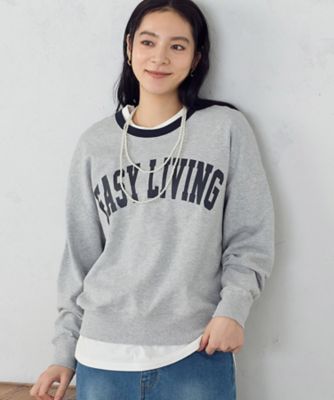 ロゴ裏毛トレーナー（1268CO01） | COMME CA ISM (Women