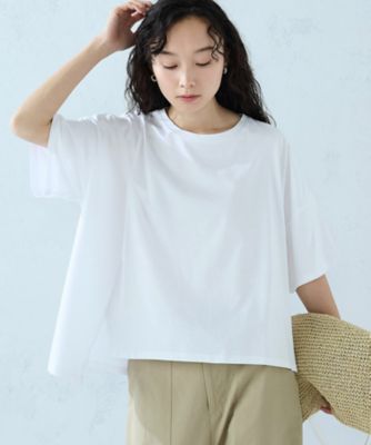 抗菌防臭・接触冷感】アシンメトリーTシャツ（1268CO16