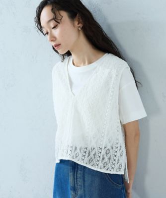 レース ベスト（1268CO19） | COMME CA ISM (Women)/コムサ