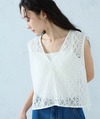 レース ベスト（1268CO19） | COMME CA ISM (Women)/コムサ