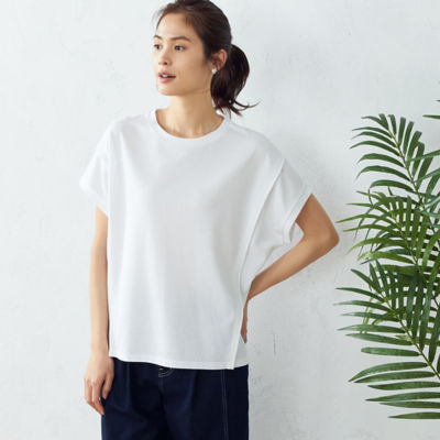 ＜COMME CA ISM (Women)＞切り替え　カットソー（１２６８ＣＹ２９）