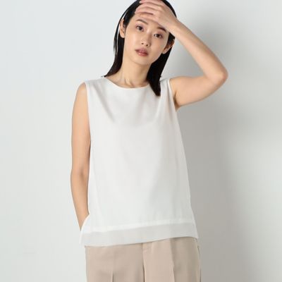 ＜COMME CA ISM (Women)＞ノースリーブ　Ｔブラウス（１２６９ＣＣ０４）