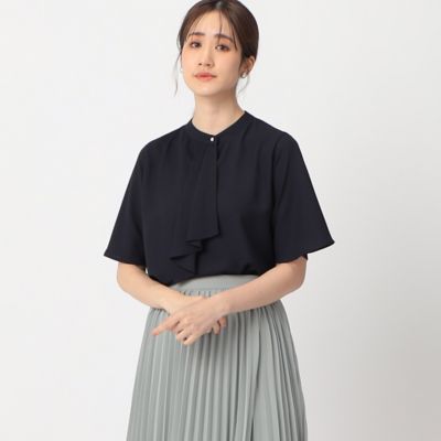 COMME CA ISM / コムサイズム ボウタイ風　半袖ブラウス ボウタイ風 半袖ブラウス （シャツ・ブラウス）｜COMME CA ISM