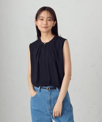ノースリーブタックブラウス（1269CK05） | COMME CA