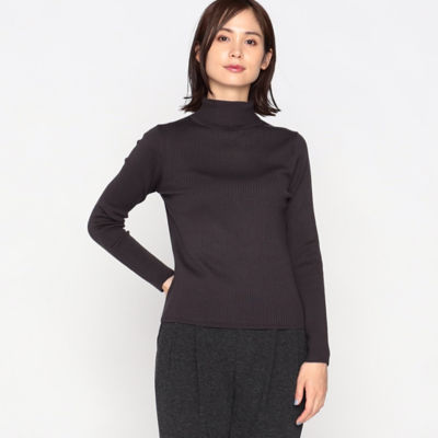 ＜COMME CA ISM (Women)＞マシンウォッシャブル　ベーシック　タートルニット（１２７４ＫＥ０３）