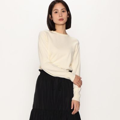 ＜COMME CA ISM (Women)＞ベーシック　クルーネックニット（１２７４ＫＥ０５）