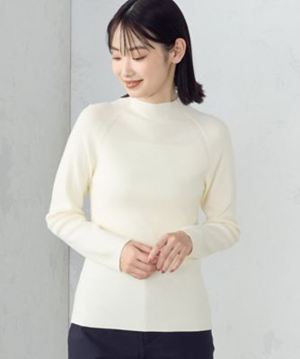 ベーシックリブ ハイネックニット（1274KI04） | COMME