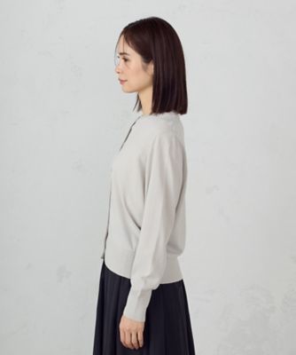 【ウォッシャブル】ＵＶカット　ベーシック　クルーネックカーディガン（１２７４ＫＫ０１）