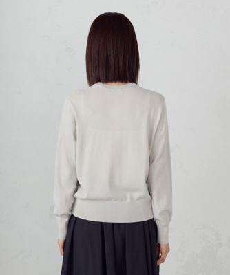 【ウォッシャブル】ＵＶカット　ベーシック　クルーネックカーディガン（１２７４ＫＫ０１）