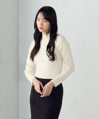 ＜COMME CA ISM (Women)＞【ウォッシャブル】ベーシック　ハイネックニット（１２７４ＫＭ０５）