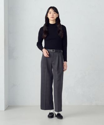 ウォッシャブル】ベーシック ハイネックニット（1274KM05