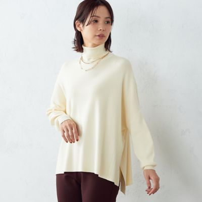 ＜COMME CA ISM (Women)＞ニットポンチョ（１２７６ＫＡ１０）