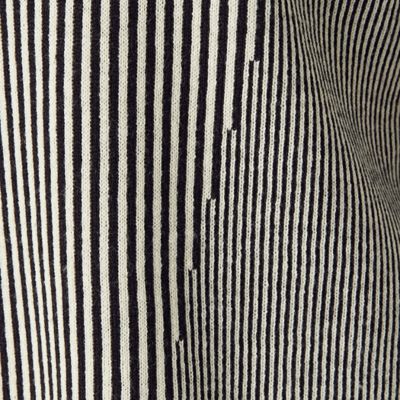 【セットアップ対応】配色ストライプ　ハイネックニット（１２７６ＫＡ１３）