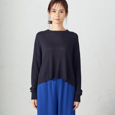★ＴＶ着用商品★ショート丈　リブニット（１２７６ＫＣ０４）