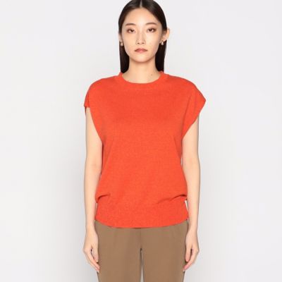 新品同様　フェラガモ シルク＆コットンサマーニット　M S 新品同様 フェラガモ シルク＆コットンサマーニット M S （Bib