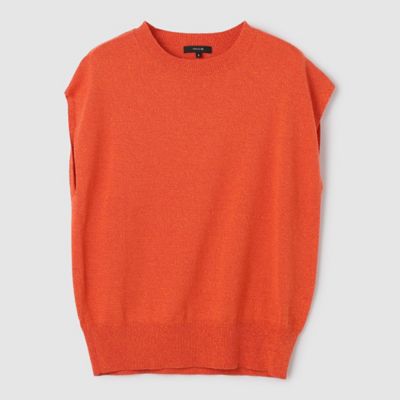 極美品 エブール 23SS メランジカラー コットン フレンチ