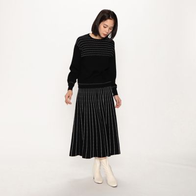 セットアップ対応】ドット柄ニット（1276KE08） | COMME CA