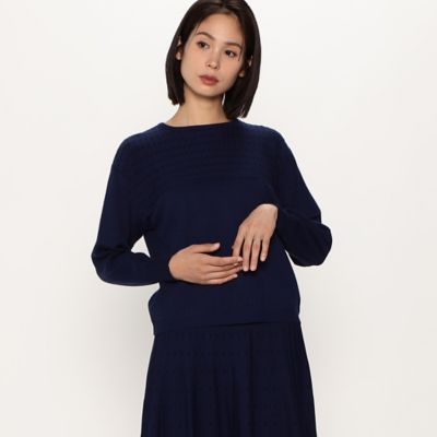 セットアップ対応】ドット柄ニット（1276KE08） | COMME