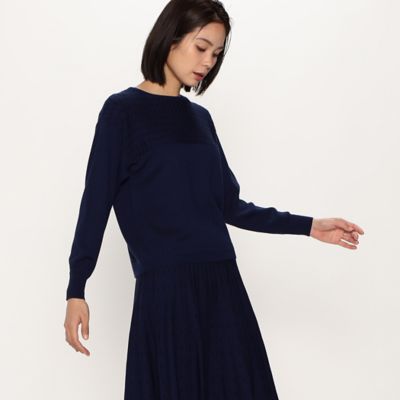 セットアップ対応】ドット柄ニット（1276KE08） | COMME