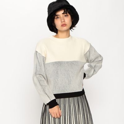 セットアップ対応】ストライプ柄ニット（1276KE09） | COMME