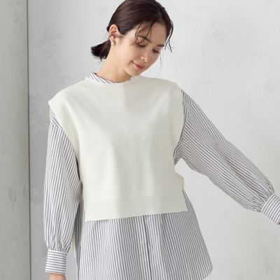 KOBE LETTUCE ペプラムトップス レディース ノースリーブ
