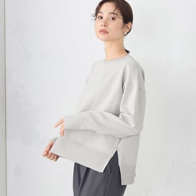 ＜COMME CA ISM (Women)＞スウェットライクニット（１２７６ＫＧ０７）