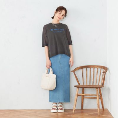 シアーニット　ロゴ　Ｔシャツ（１２７６ＫＧ１０）
