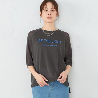シアーニット　ロゴ　Ｔシャツ（１２７６ＫＧ１０）