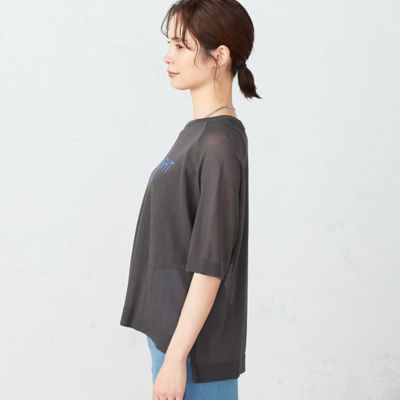 シアーニット　ロゴ　Ｔシャツ（１２７６ＫＧ１０）