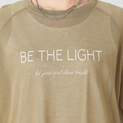 シアーニット　ロゴ　Ｔシャツ（１２７６ＫＧ１０）