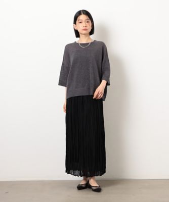 セール】フルーツ刺繍5分袖ニット（ニット/セーター