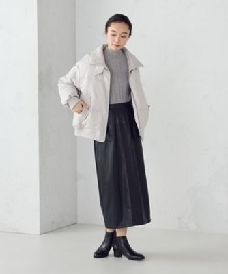 CFCL リブニット CFCL（シーエフシーエル） 22AW cupro rib top 2 タートルネック