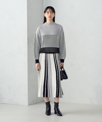 ストライプ柄ニット ／ セットアップ対応（1276KM12） | COMME