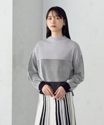 ストライプ柄ニット ／ セットアップ対応（1276KM12） | COMME
