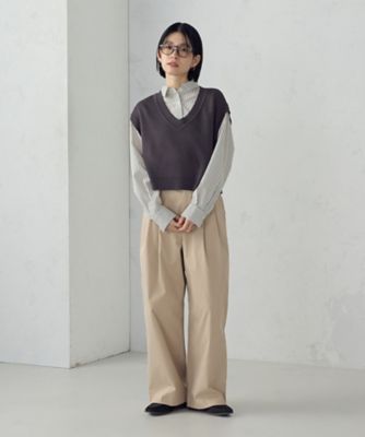 Vネックニットベスト（1276KO02） | COMME CA ISM (Women