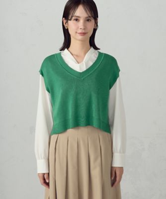 Vネックニットベスト（1276KO02） | COMME CA ISM (Women