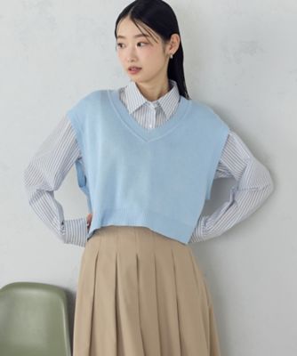 Vネックニットベスト（1276KO02） | COMME CA ISM (Women