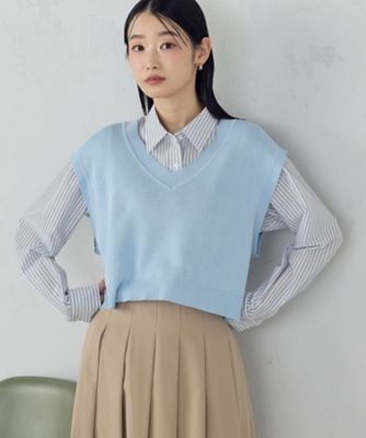 Vネックニットベスト（1276KO02） | COMME CA ISM (Women