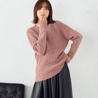 ＜COMME CA ISM (Women)＞ミックスカラー　ニット（１２７７ＫＡ１４）