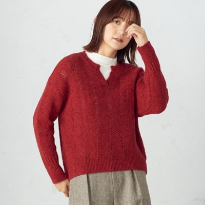 透かし柄ニット（１２７７ＫＡ１６）