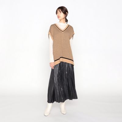 Kumichinさん専用Hermès Rimes 幾何学模様ベスト 幾何学柄 オーバーサイズベスト（1277KE04） | COMME CA ISM