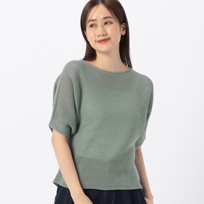 ＜COMME CA ISM (Women)＞ＭＡＤＥ　ＩＮ　ＪＡＰＡＮ　和紙ニット（１２７７ＫＧ０５）